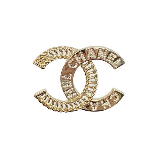 90274872 - CHANEL CC Logo RHINESTONE BROOCH