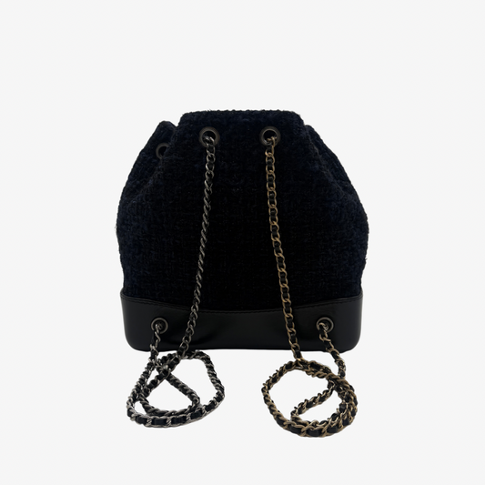 CS102 - CHANEL Gabrielle Tweed Backpack
