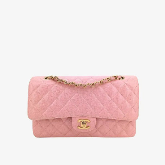 c373-chanel-vintage-pink-caviar-leather-25cm-classic-flap-bag