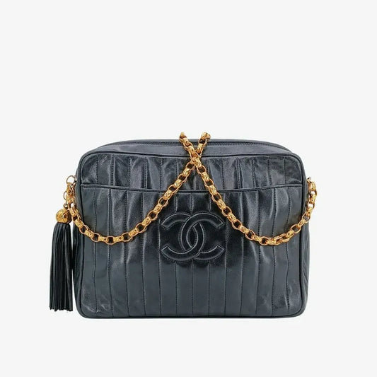 c369-chanel-vintage-black-lambskin-tassels-gold-chain-camera-bag