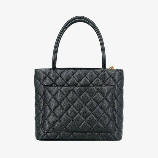 jt438-chanel-vintage-black-caviar-leather-1804-tote-bag