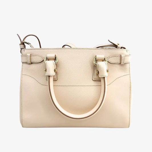 JY870 - SALVATORE FERRAGAMO Pink Saffiano Shoulder Bag