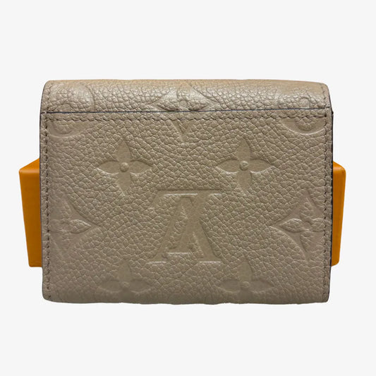 C613 - LOUIS VUITTON Grey Monogram Empreinte Zoé Wallet