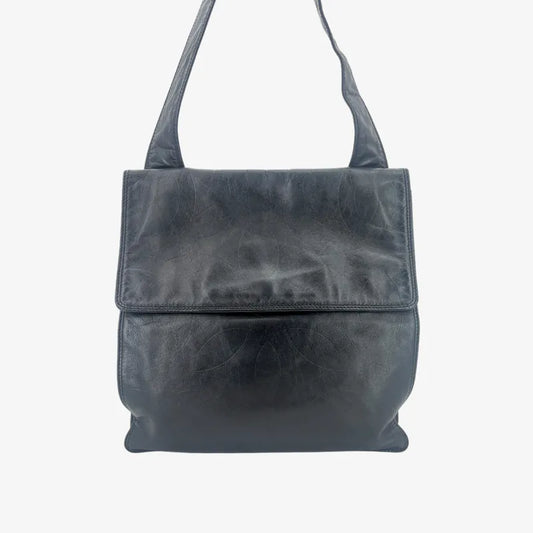 jw049-chanel-vintage-black-lambskin-cc-pattern-flap-bag