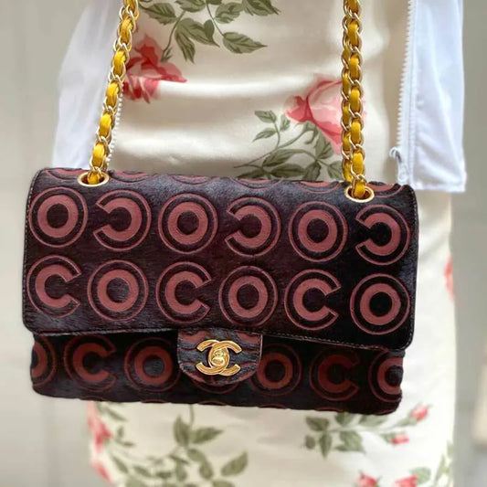 js007-chanel-vintage-brown-pony-hair-lambskin-classic-flap-bag