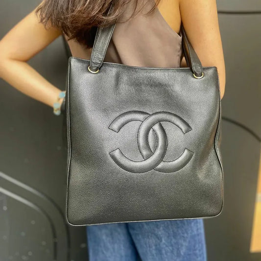rb405-chanl-vintage-black-caviar-leather-cc-mark-tote-bag