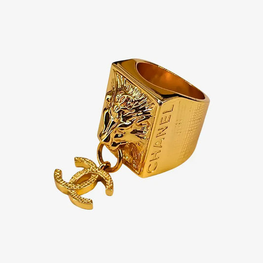 rc161-chanel-lion-head-cc-charm-gold-plate-ring