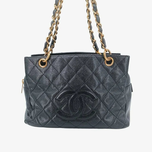 jt218-chanel-vintage-black-caviar-leather-ptt-tote-bag