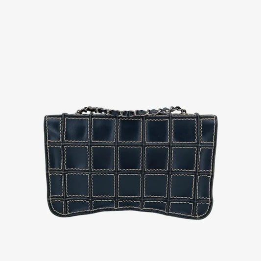 jr129-chanel-vintage-navy-calfskin-wild-stitch-flap-bag