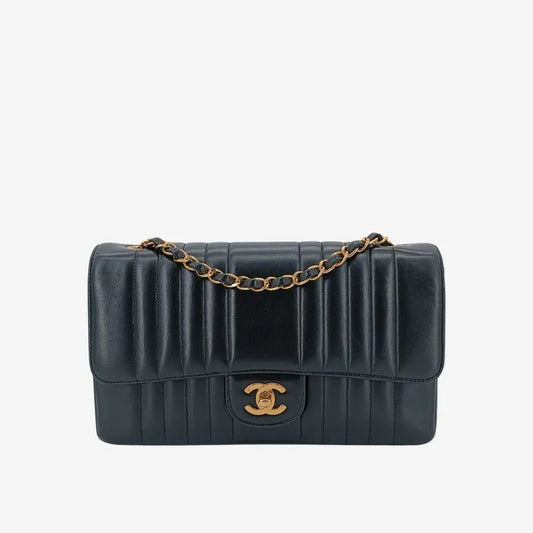 rb377-chanel-vintage-black-lambskin-vertical-flap-bag