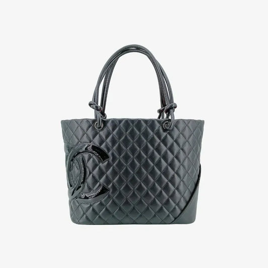 jt033-chanel-vintage-black-calfskin-cambon-tote-bag