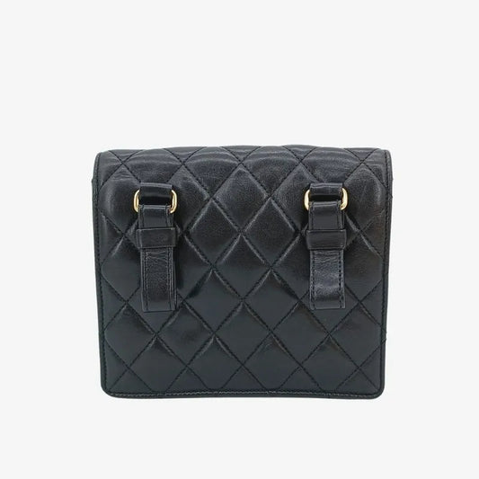 90194219-chanel-vintage-black-lambskin-quilted-belt-bag