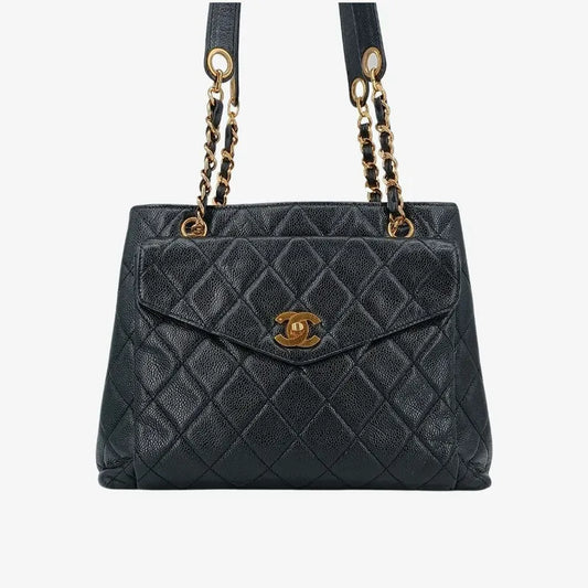 ra046-chanel-vintage-black-caviar-leather-tote-bag