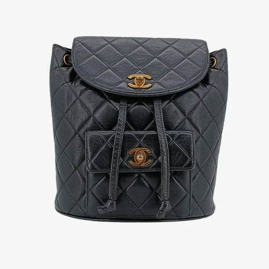 jah123-chanel-vintage-black-lambskin-duma-backpack