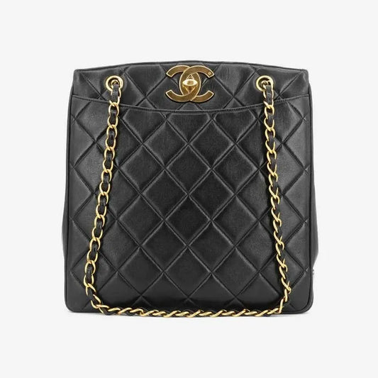 jq885-chanel-vintage-brown-lambskin-quilted-tote-bag