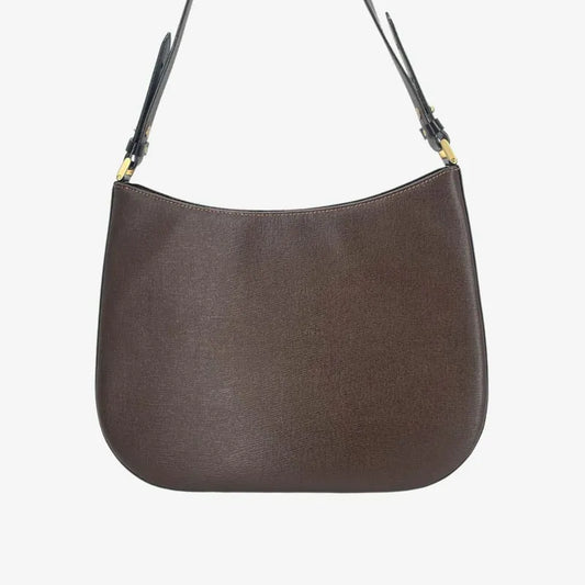 rc883-burberry-vintage-brown-leather-shoulder-bag