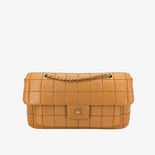 jt040-chanel-beige-lambskin-wild-stitch-chocolate-bar-flap-bag