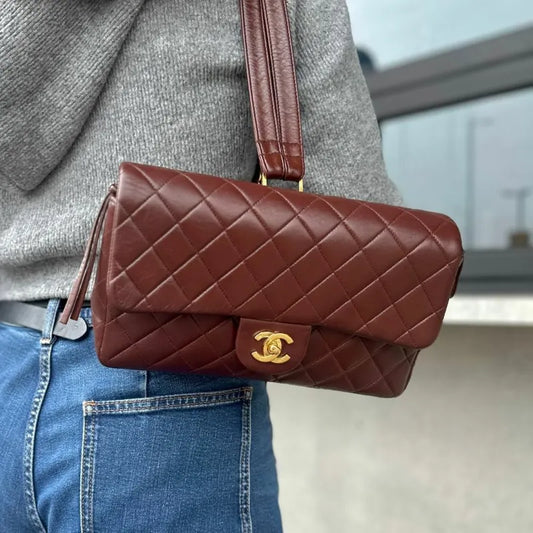 c411-chanel-vintage-brown-lambskin-flap-backpack