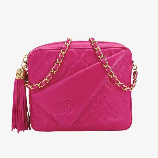 js171-chanel-vintage-pink-lambskin-quilted-camera-bag