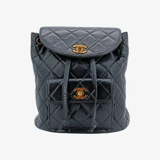 ju375-chanel-vintage-black-lambskin-duma-backpack