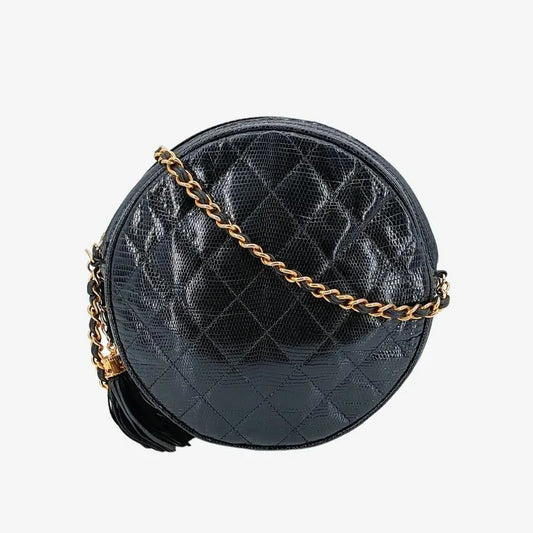 c348-chanel-vintage-black-lizard-skin-round-camera-bag
