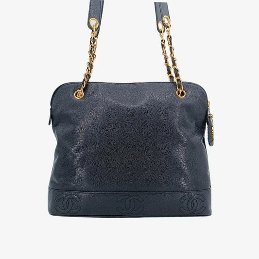 ra139-chanel-vintage-black-caviar-leather-6cc-embossed-logo-tote-bag