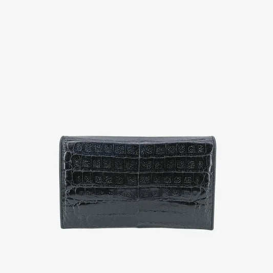 jt298-chanel-vintage-black-crocodile-skin-flap-bag