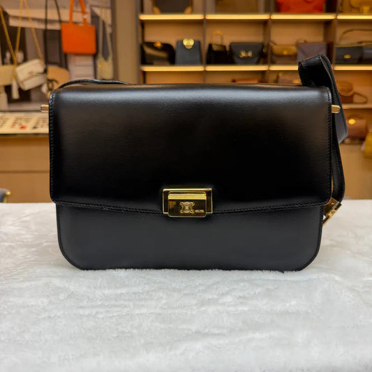 rc527-celine-vintage-caviar-leather-shoulder-bag