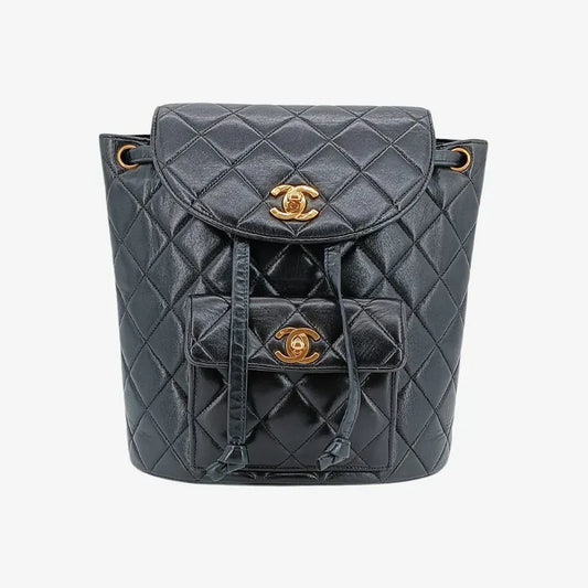 jah128-chanel-vintage-black-lambskin-duma-backpack