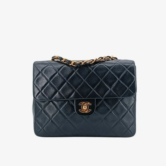 jt514-chanel-vintage-black-lambskin-20cm-mini-square-flap-bag