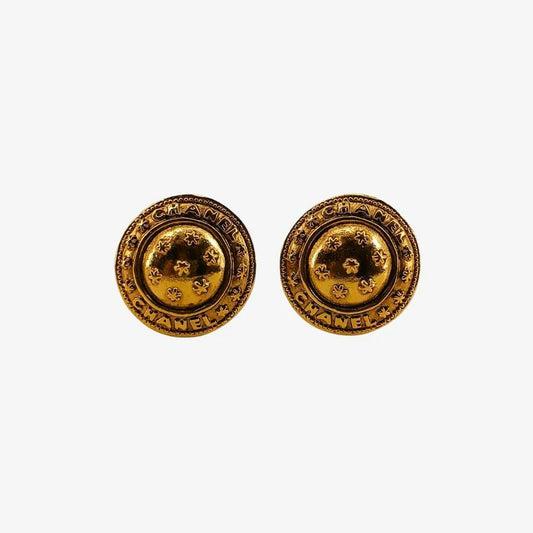 rb295-chanel-vintage-round-star-gold-plated-clip-on-earrings
