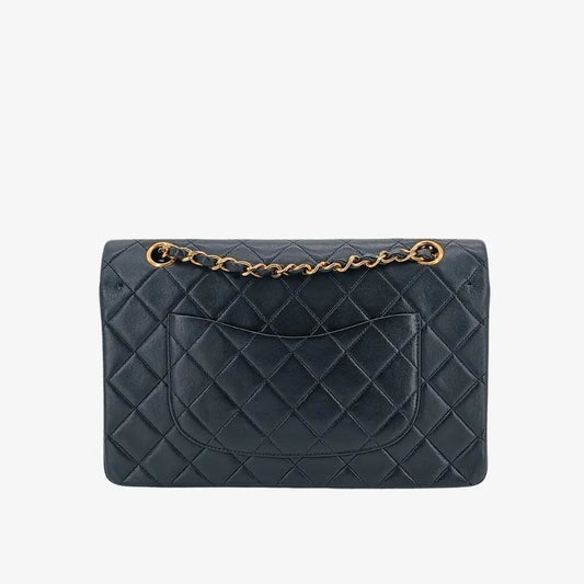 rb511-chanel-vintage-black-lambskin-25cm-classic-flap-bag