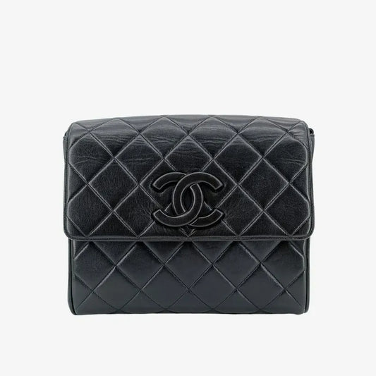 jt256-chanel-vintage-black-lambskin-quilted-flap-bag