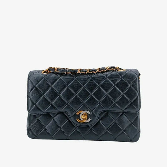 rb918-chanel-vintage-black-lambskin-paris-limited-edition-flap-bag