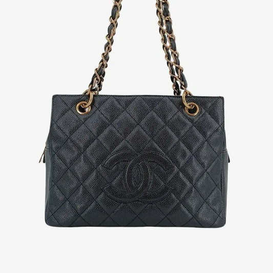c449-chanel-vintage-black-caviar-leather-ptt-tote-bag