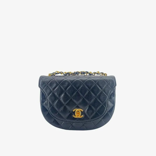 jw871-chanel-vintage-black-lambskin-half-moon-flap-bag