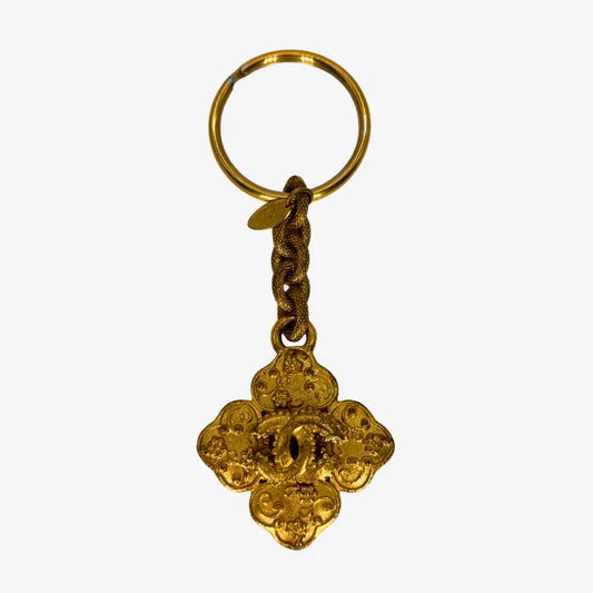jx851-chanel-vintage-gold-key-ring