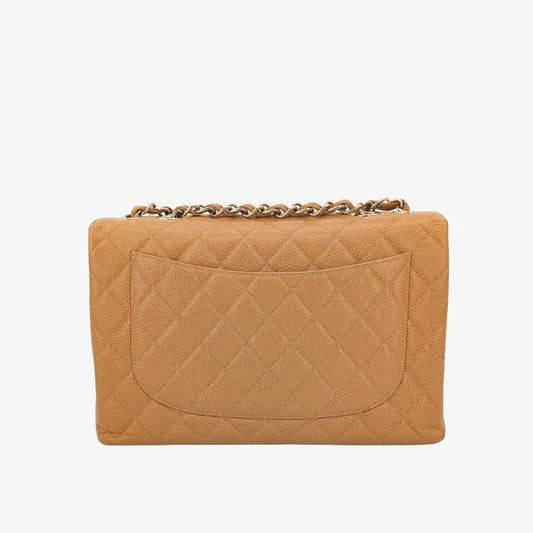 c321-chanel-vintage-beige-caviar-leather-jumbo-classic-flap-bag