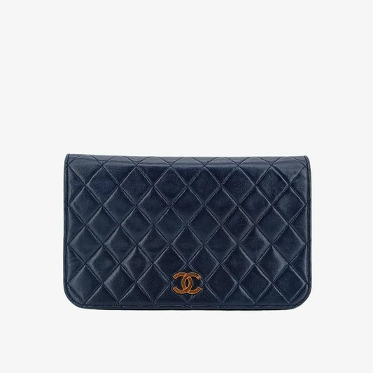 jt675-chanel-vintage-navy-lambskin-full-flap-bag