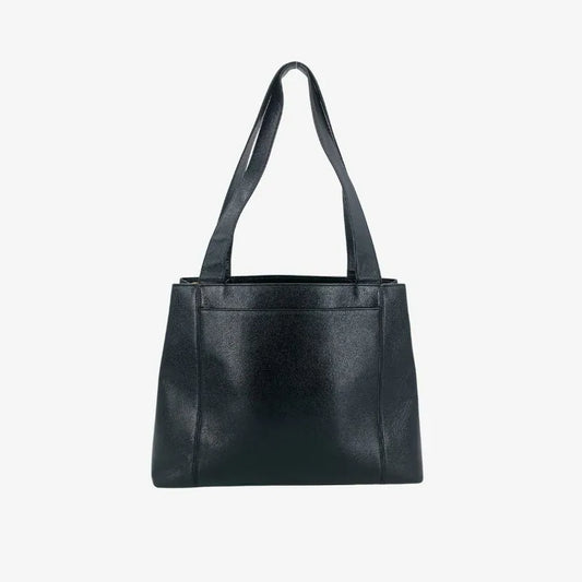 jt044-chanel-vintage-black-caviar-leather-embroidered-logo-tote-bag