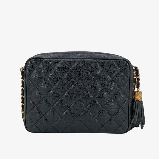 rb916-chanel-vintage-black-caviar-leather-tassel-camera-bag