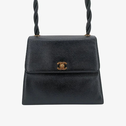 ju303-chanel-vintage-black-caviar-leather-braided-flap-bag