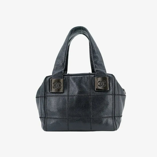 rb765-chanel-vintage-black-caviar-leather-chocolate-bar-handbag