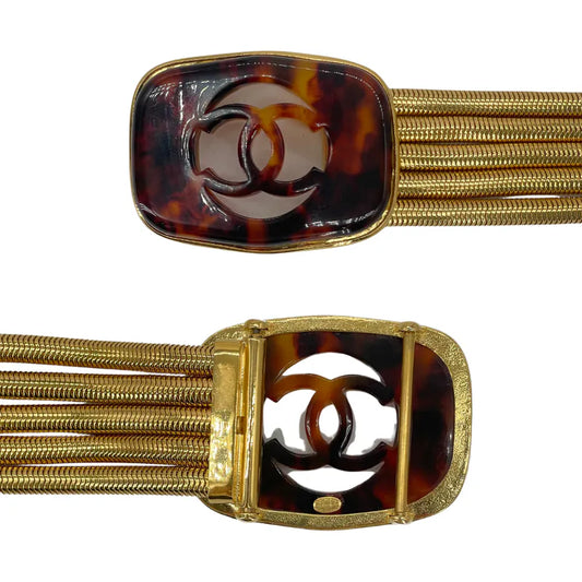 c545-chanel-gold-gold-mesh-multi-strand-chain-tortoise-cc-logo-spring-belt