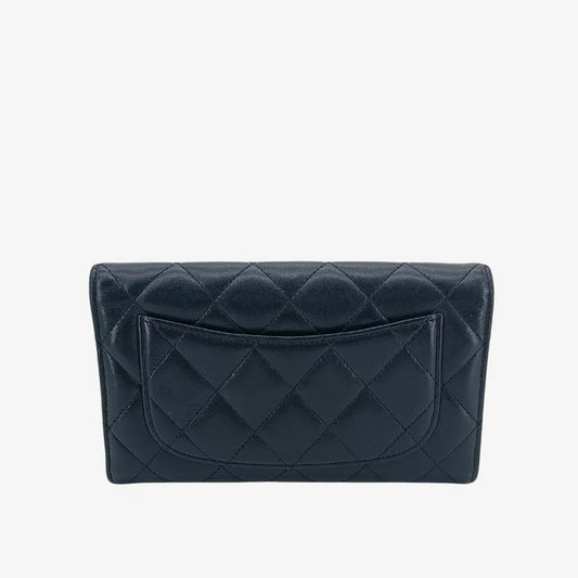 rb420-chanel-black-lambskin-classic-long-flap-wallet