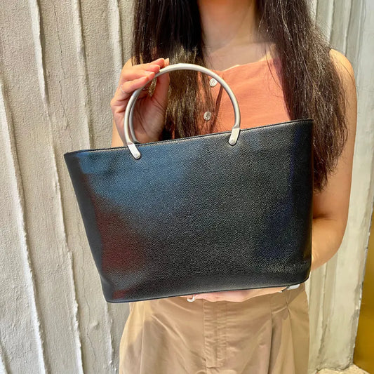 ju664-chanel-vintage-black-caviar-leather-top-metal-handle-bag