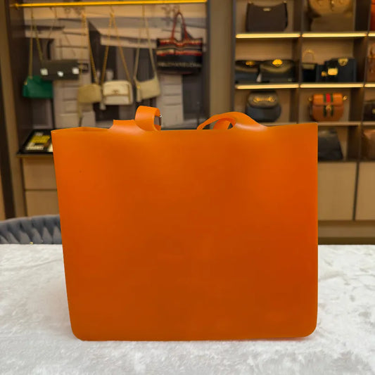 jw428-chanel-vintage-orange-jelly-rubber-tote-bag