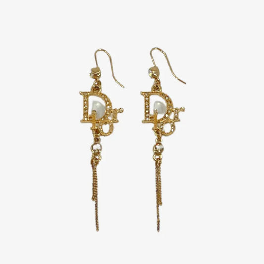 jt461-dior-gold-logo-chain-earring