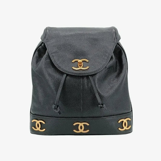 jr396-chanel-vintage-black-caviar-leather-turnlock-flap-backpack