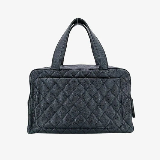 rb883-chanel-vintage-black-caviar-leather-handbag